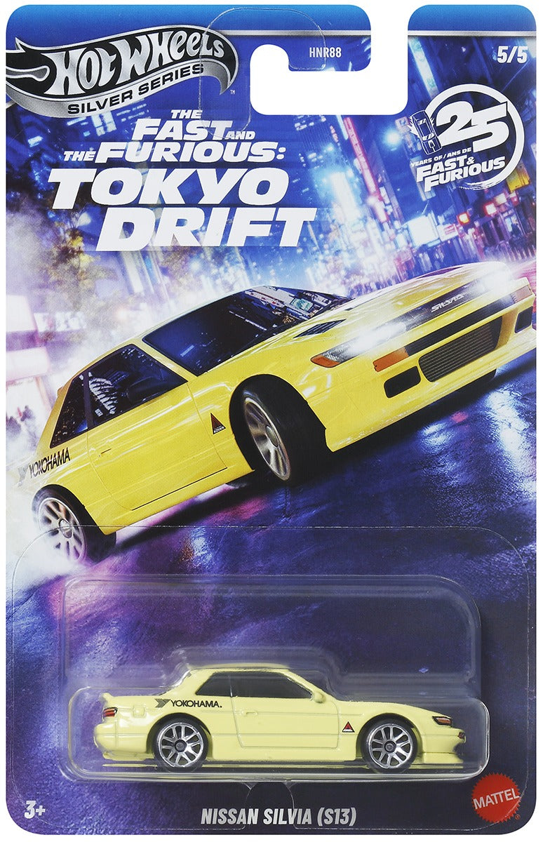 Hot Wheels Silver Series 2026 Fast & Furious Tokyo Drift Complete Set of 5