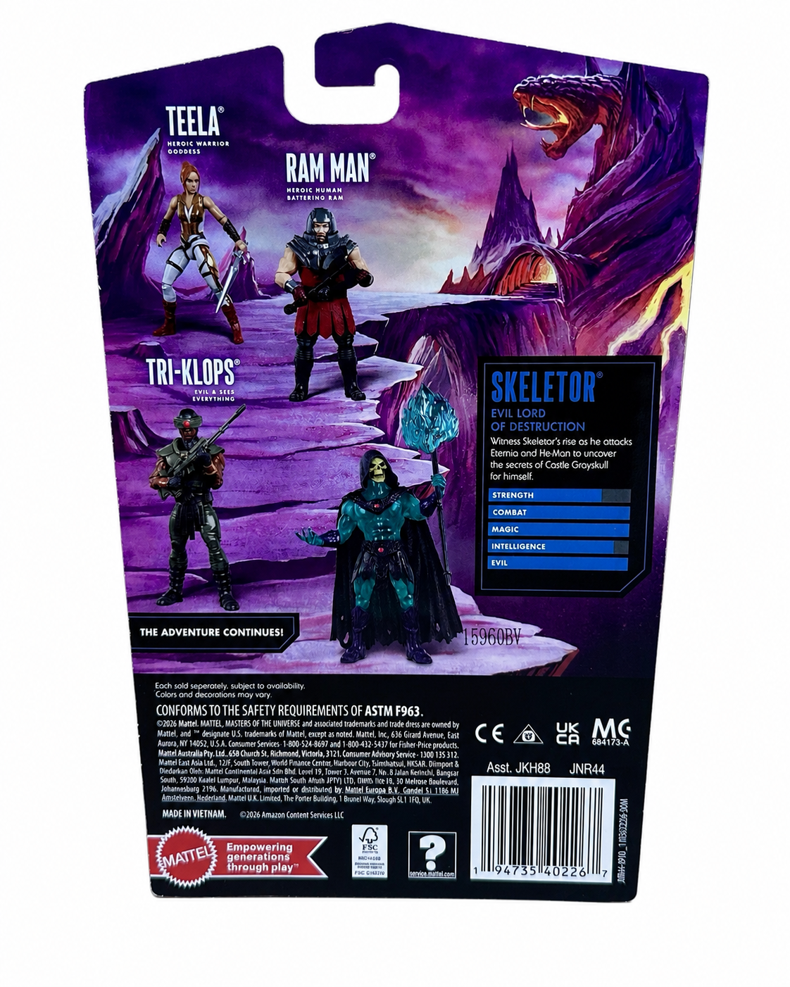 Masters of the Universe Core Wave 4 Skeletor (Version 2) 5.5" Action Figure