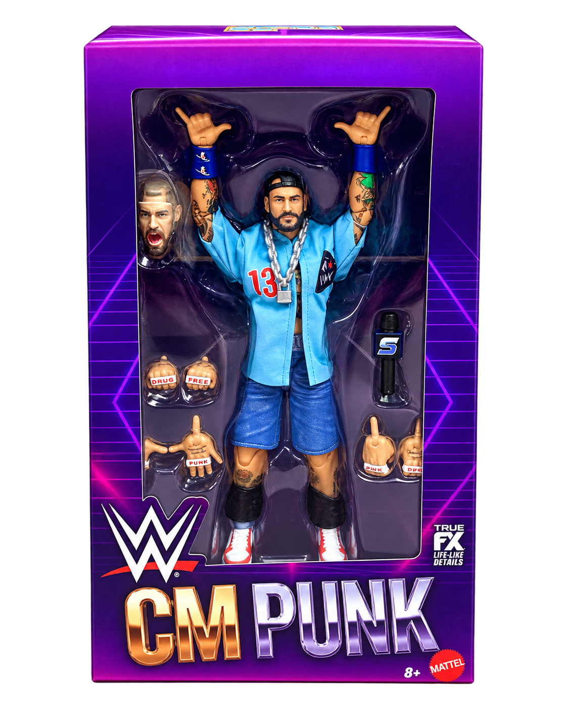 WWE Elite Collection CM Punk “Punk Life” Mattel Creations Exclusive JNN02