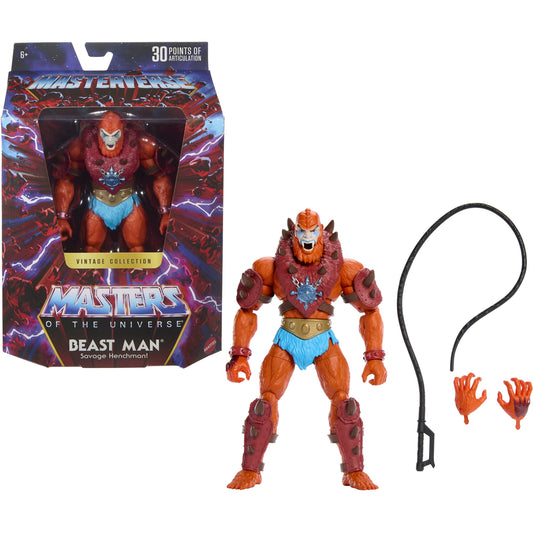 MOTU Masters of The Universe Masterverse Vintage Collection BEAST MAN Figure
