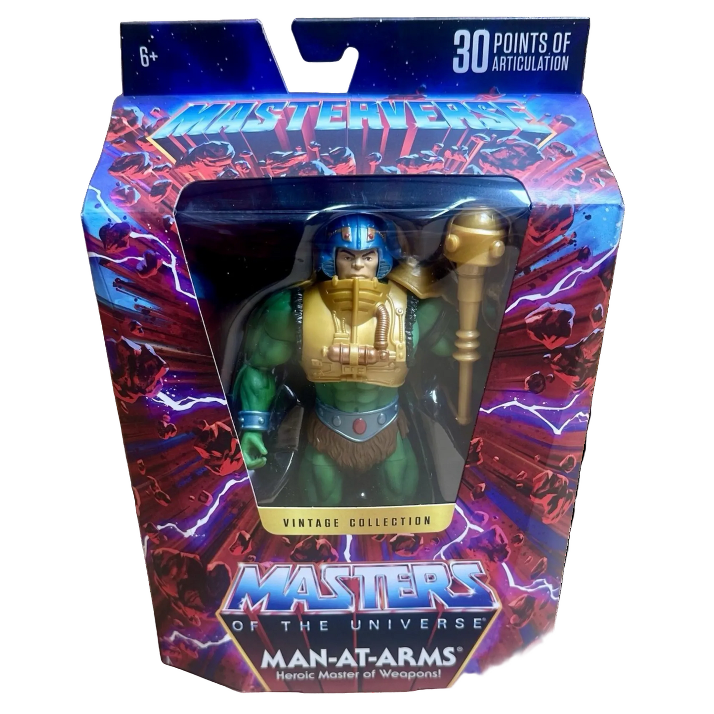 MOTU Masters of The Universe Masterverse Vintage Collection MAN-AT-ARMS Figure