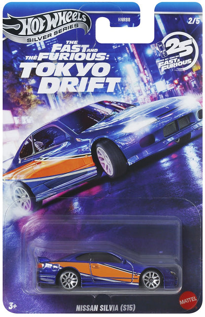 Hot Wheels Silver Series 2026 Fast & Furious Tokyo Drift Complete Set of 5