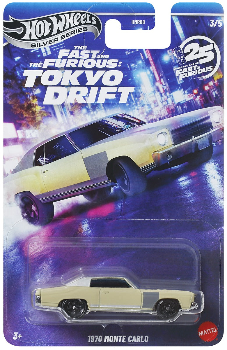 Hot Wheels Silver Series 2026 Fast & Furious Tokyo Drift Complete Set of 5