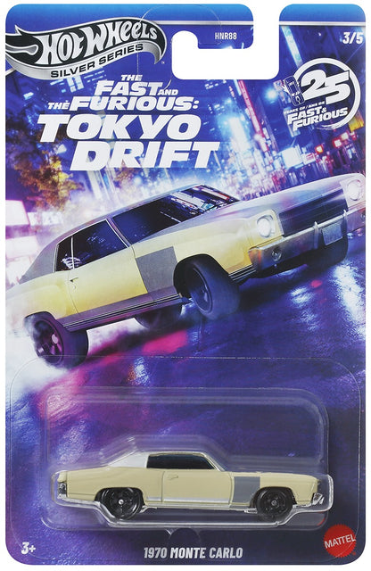 Hot Wheels Silver Series 2026 Fast & Furious Tokyo Drift Complete Set of 5