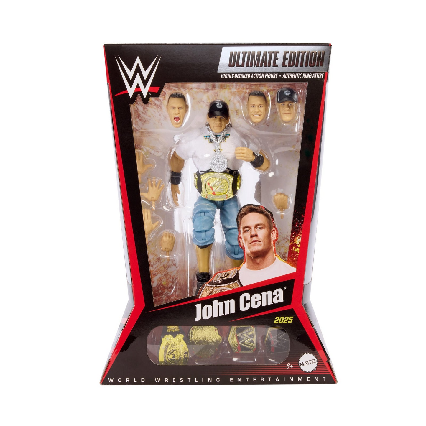 WWE ULTIMATE EDITION 2025 SDCC Exclusive John Cena Wrestling Action Figure