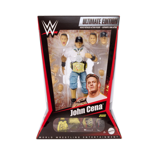 WWE ULTIMATE EDITION 2025 SDCC Exclusive John Cena Wrestling Action Figure